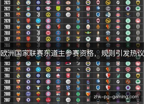 欧洲国家联赛东道主参赛资格，规则引发热议
